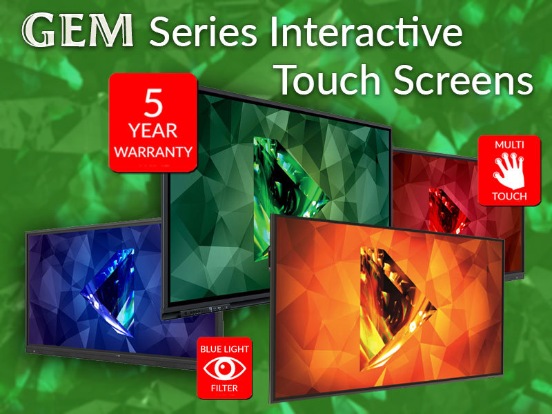GEM Series Interactive Touch Screens