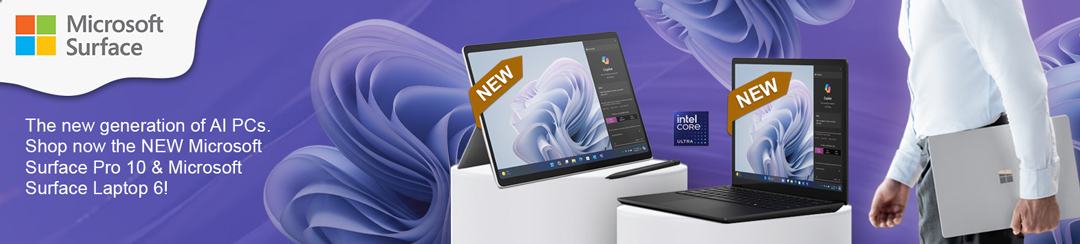 new microsoft surface products banner