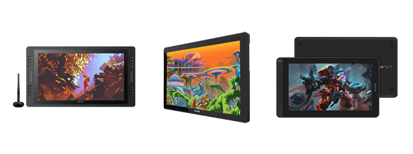 huion kamvas graphic tablets