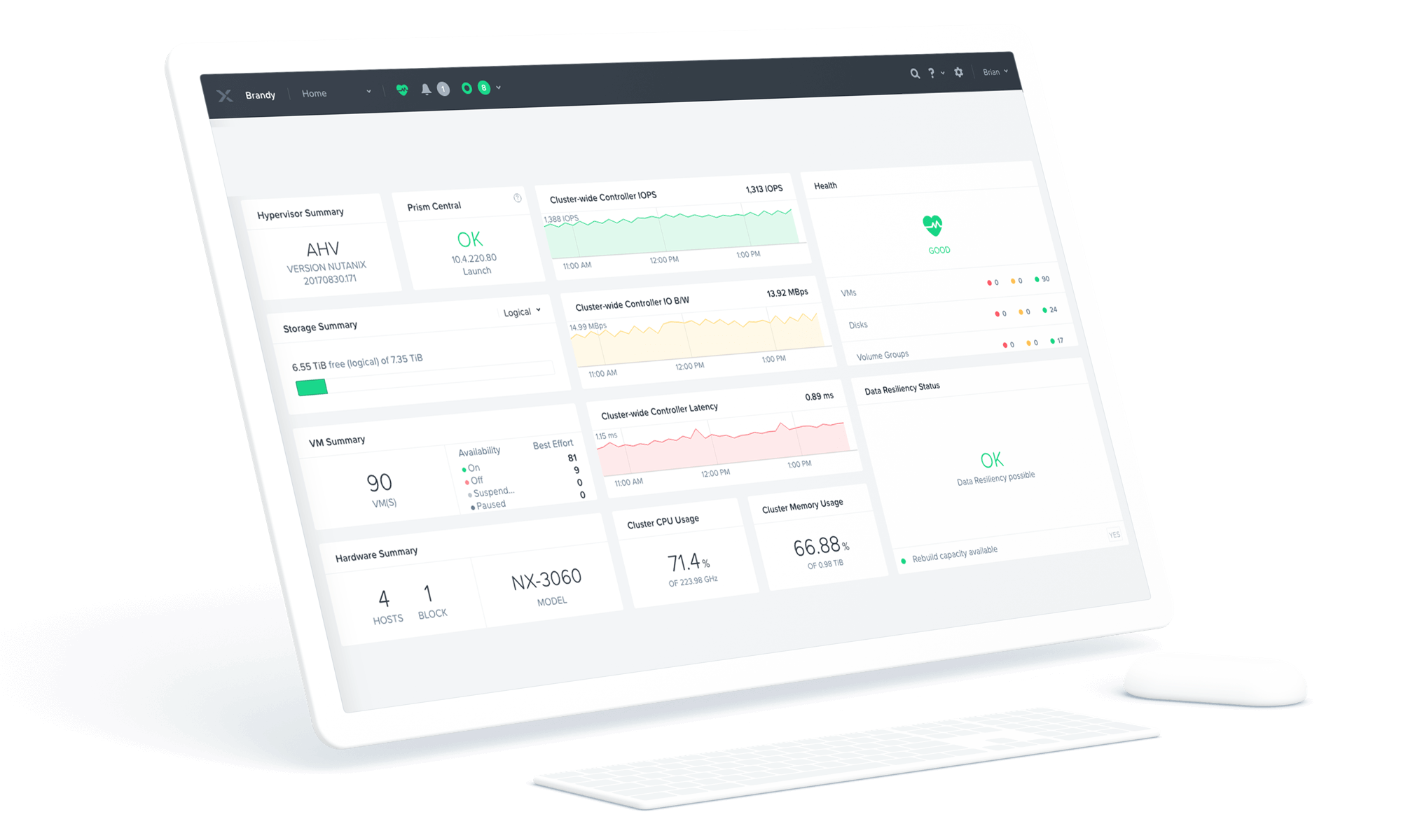 Nutanix - Cloud Dashboard