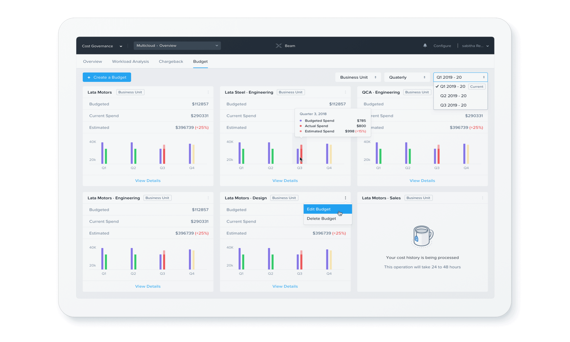 Nutanix - Cloud Dashboard 2