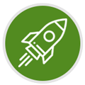 step three image - rocket icon